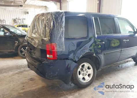 2013 Honda Pilot Lx from USA, damaged, VIN 5FNYF3H23DB039682